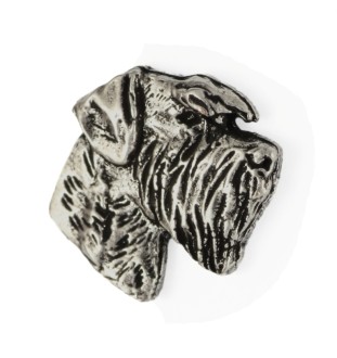 Sznaucer pin posrebrzony Art-Dog